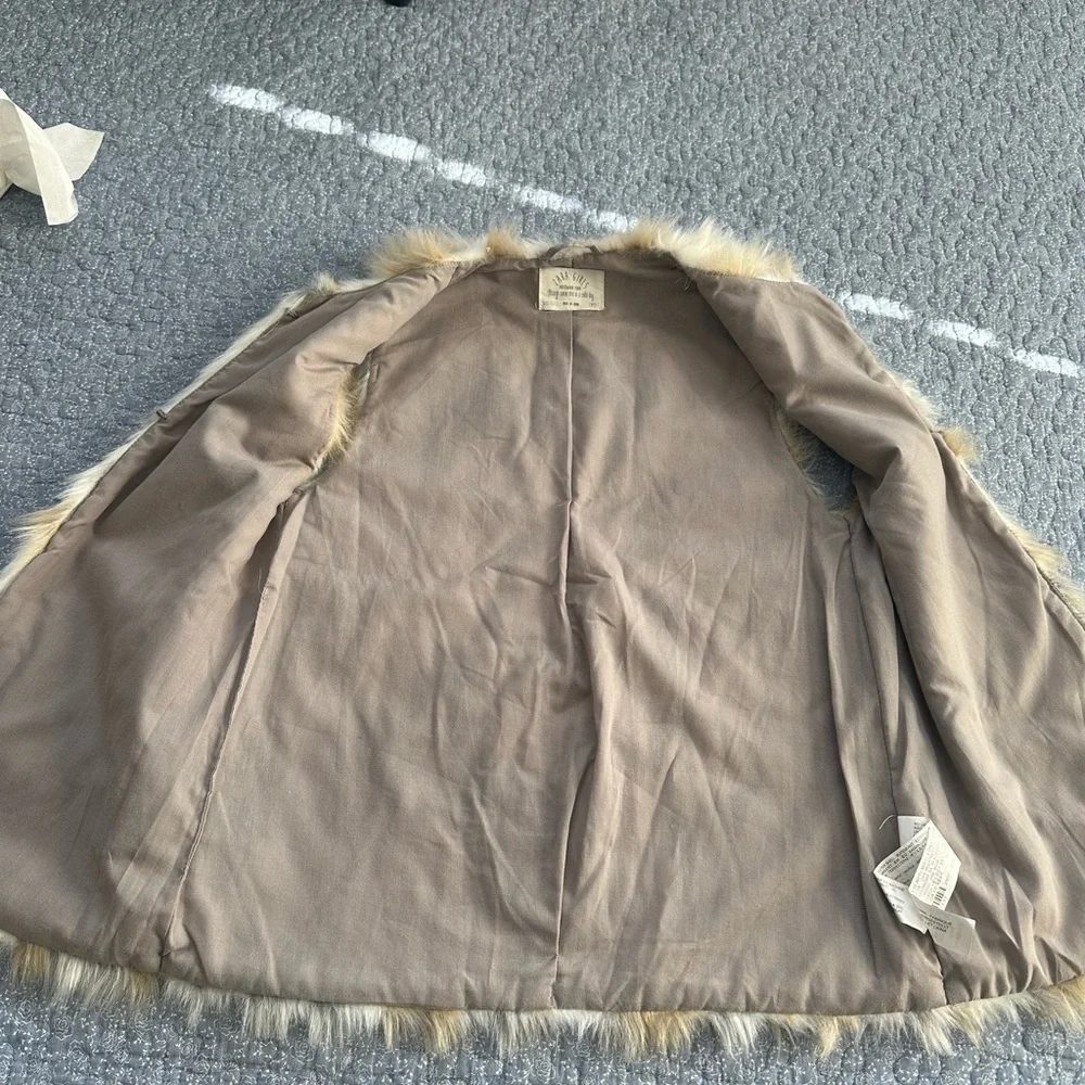 Zara Girl Faux Fur Vest 11/12